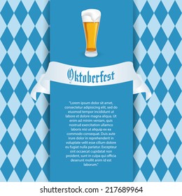 Abstract Oktoberfest background with some special objects