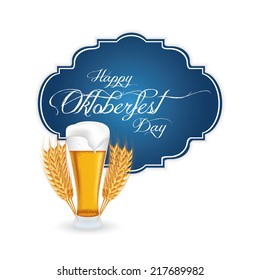 Abstract Oktoberfest background with some special objects