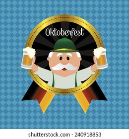 abstract oktoberfest background with some special objects