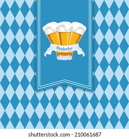 abstract oktoberfest background with special allusive objects