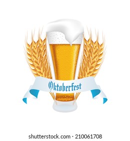 abstract oktoberfest background with special allusive objects