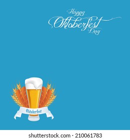 abstract oktoberfest background with special allusive objects