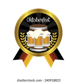 abstract oktoberfest object on a white background