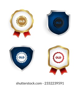Abstract Old Badge and Label Collection, can be used for business designs, presentation designs or any suitable designs.