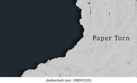 Abstract Old Dirty Grunge Paper Torn In Dark Background