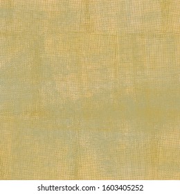 Abstract old fabric. Dirt yellow background texture. 
