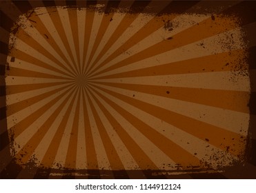 abstract old retro background template with vintage concept and brown color vector eps 10