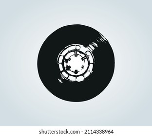 Abstract old sound element for playing music