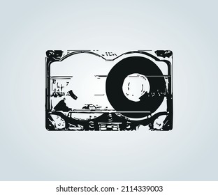 Abstract old sound element for playing music