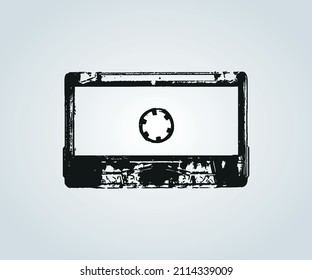 Abstract old sound element for playing music