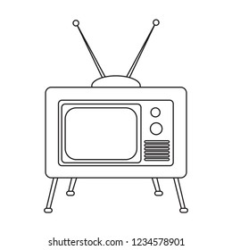 Tv Doodle Stock Vector (Royalty Free) 553382122 | Shutterstock