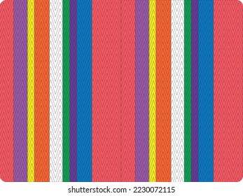 Abstract Old Zig Zag Seamless Pattern.