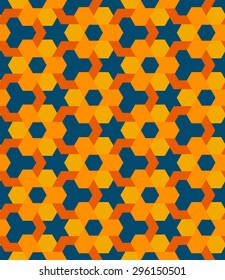 Abstract old-styled decorative seamless geometric pattern vector