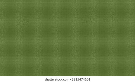 Abstract olive green woven micro grid texture with subtle fabric inspired mesh pattern creating a modern minimalist industrial vector background  