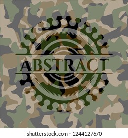 Abstract on camouflaged texture