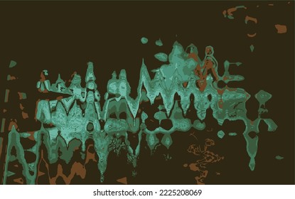 Abstract on green and dark background. A completely new design for your business.