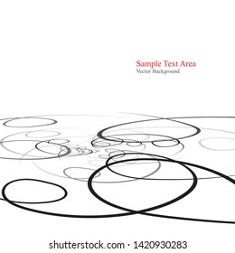 Abstract on white Background, Vector.