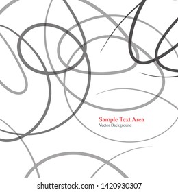Abstract on white Background, Vector.