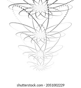 Abstract on white Background, Vector.