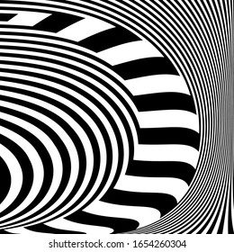  Diseño artístico abstracto. Textura de líneas. Ilustración vectorial.