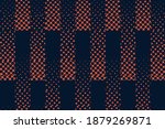 abstract op art gradient seamless pattern, background or wallpaper with n linesavy and orange 