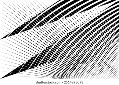 abstract op art halftone lines background, minimal geometric dynamic pattern, vector modern design texture