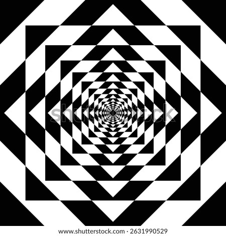 Abstract op art illusion background