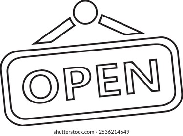 abstract open icon illustration design