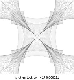 Abstract openwork paint background with nets. Modern screen vector design