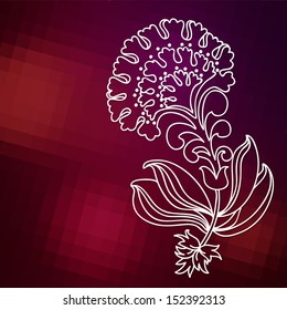 Abstract optic effect colorful pattern background.