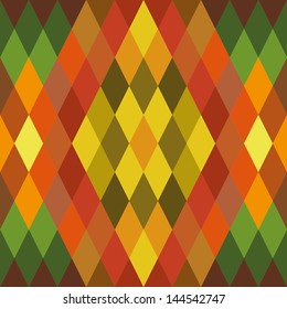 Abstract optic effect colorful triangle pattern background. Vector file layered for easy manipulation and coloring.