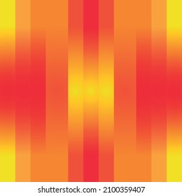 Abstract optical art in a background degraded in red and yellow