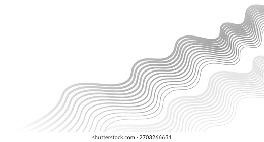 abstract optical art wave background modern black and white design