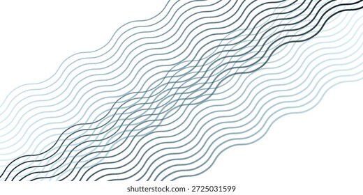 Fondo de onda de arte óptico abstracto Diseño moderno en blanco y negro