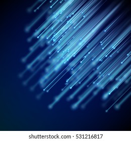 Abstract Optical Fibers. EPS 10 vector file included