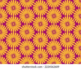 Abstract Optical Hypnotic Illusional Monochrome Vintage Sun Seamless Pattern designed for fashion plaid skirt, woman trousers, surface pattern texture, textile print, wallpaper, decorative 
wrapping 