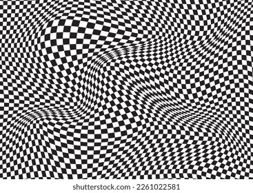 Free Vector  Realistic optical illusion background
