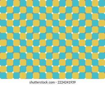 Abstract Optical Illusion Checkered Vector Background Illustration.