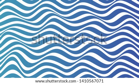 ABSTRACT OPTICAL ILLUSION COLORFUL GRADIENT. WAVY LINE BACKGROUND VECTOR  