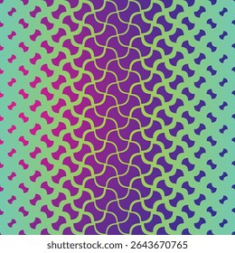 Abstract Optical Illusion Geometric Vector Pattern