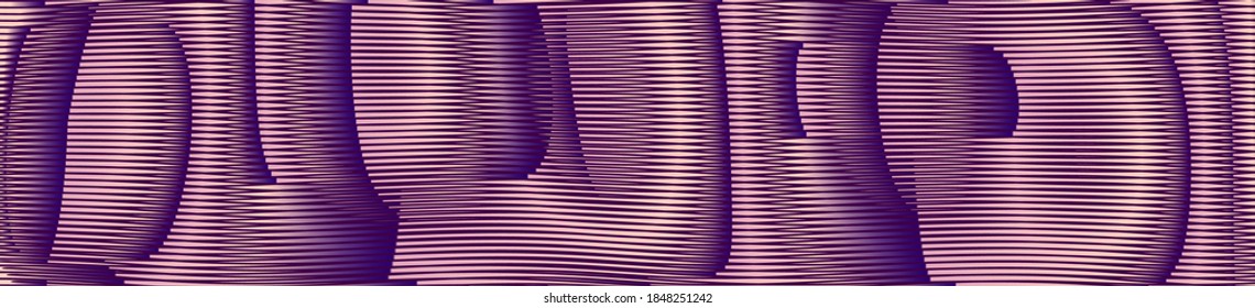 Abstract optical illusion linear texture with colored lines and rounded forms. Multi color background saver for beauty package, mobile apps, business card, page, image of blog, books, site.