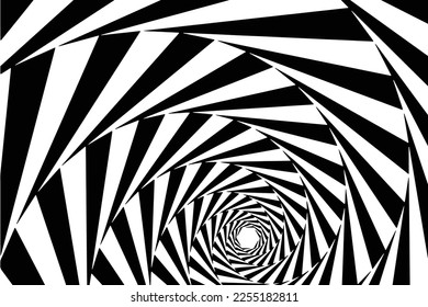 Abstract optical illusion pattern background