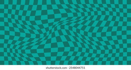 Abstract optical illusion wave template 