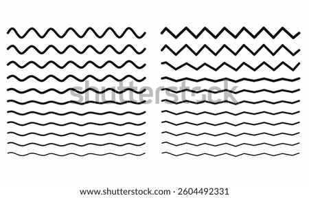 Abstract optical illusion with wavy and zigzag lines. Geometric pattern creating a visual effect. Perfect for backgrounds, design elements, and optical art