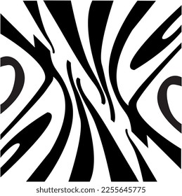  Abstract optical stripes background,  black and white lines illustration, vector psychedelic linear pattern, hypnotic geometric illusion.Eps 10.
