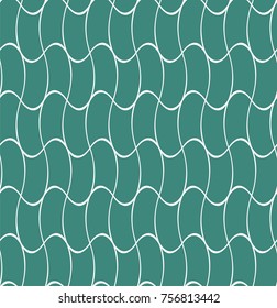 Abstract Optical Tiles Seamless Vector Pattern. Geometric texture. Repeating background.