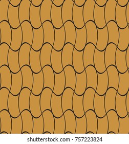 Abstract Optical Tiles Seamless Vector Pattern. Geometric texture. Repeating background.