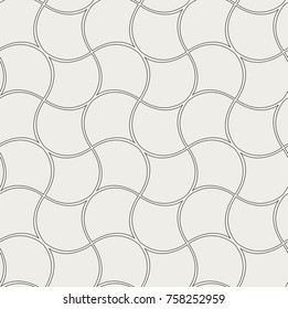Abstract Optical Tiles Seamless Vector Pattern. Geometric texture. Repeating background.
