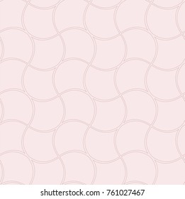 Abstract Optical Tiles Seamless Vector Pattern. Geometric texture. Repeating background.