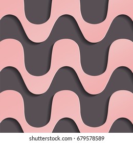 Abstract optical wavy pattern background. Vector illustration